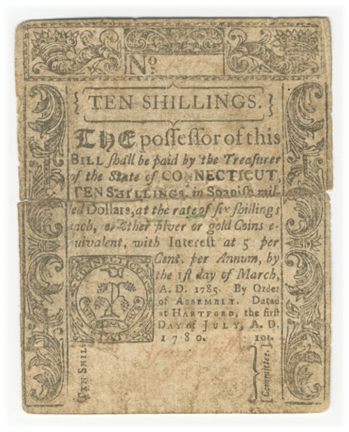 Connecticut Colonial Currency - FR. CT-238