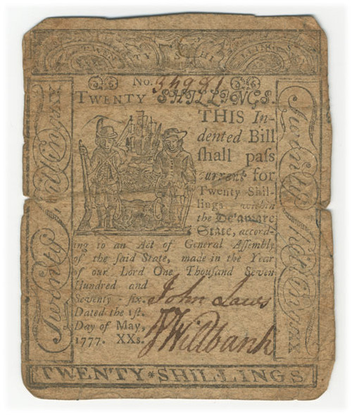 Delaware Colonial Currency - FR. DE-92. Delaware Colonial Currency - FR. DE-92.