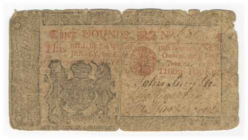 New Jersey Colonial Currency - FR. NJ-99 New Jersey Colonial Currency - FR. NJ-99