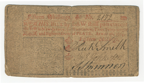 New Jersey Colonial Currency - FR. NJ-166