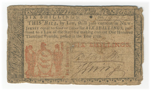 New Jersey Colonial Currency - FR. NJ-213 New Jersey Colonial Currency - FR. NJ-213