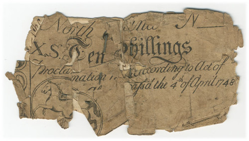 North Carolina Colonial Currency - FR. NC-65 North Carolina Colonial Currency - FR. NC-65