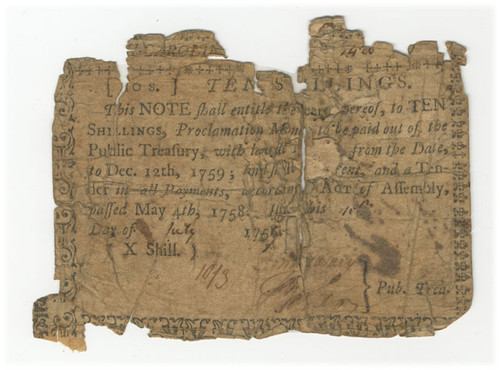 North Carolina Colonial Currency - FR. NC-95 North Carolina Colonial Currency - FR. NC-95