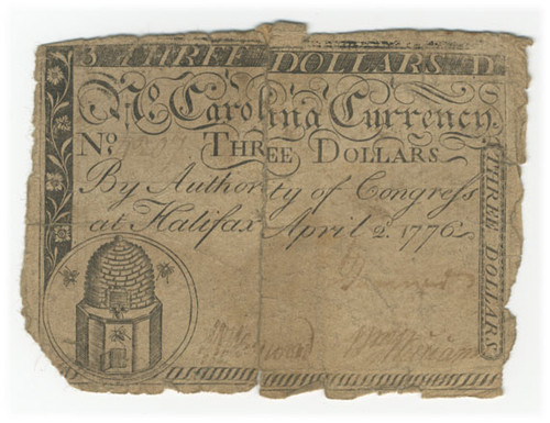 North Carolina Colonial Currency - FR. NC-160b North Carolina Colonial Currency - FR. NC-160b