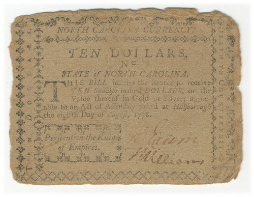 North Carolina Colonial Currency - FR. NC-177b
