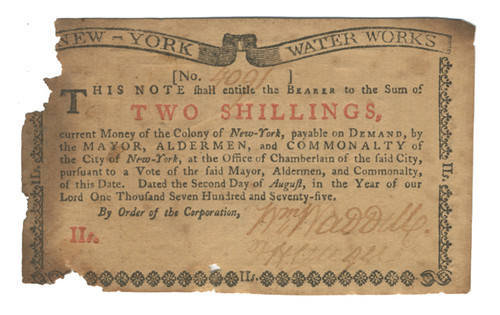 New York Colonial Currency - FR. NY-173 New York Colonial Currency - FR. NY-173