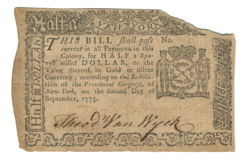 New York Colonial Currency - FR. NY-176 New York Colonial Currency - FR. NY-176