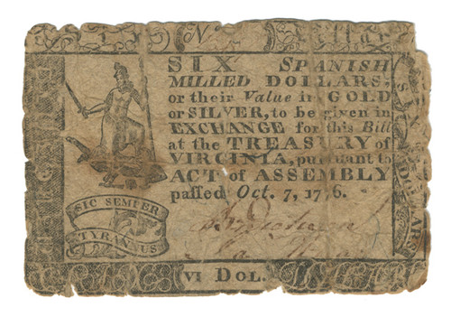 Virginia Colonial Currency - FR. VA-108