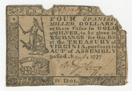 Virginia Colonial Currency - FR. VA-116