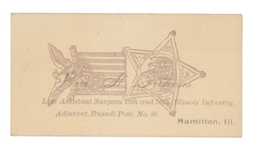 Civil War Surgeon’s Letter from Camp Franklin, Tennessee, Discussing Military Leadership, Politics, and Prospects for a Surgeon’s Appointment