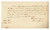 Horatio Gates Autograph Note Declining a Dinner Invitation