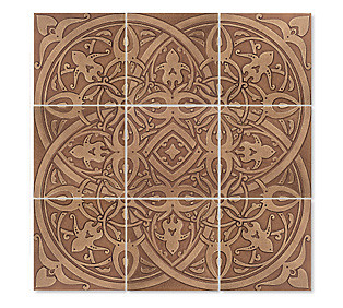 B-602-C / BYZANTINE LARGE MOSAIC - Metal Tile Store
