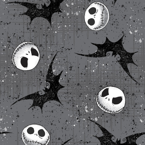 Nightmare Before Christmas Jack and Bats in Grey 72947A620715