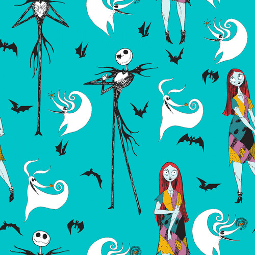Nightmare Before Christmas Jack and Sally with Zero 73200A620715
