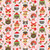 Cozy Holidays Pink Cat Faces in Holiday Hats CD1402-PINK woven cotton fabric