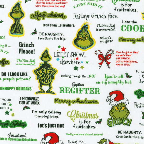 How the Grinch Stole Christmas Holiday Letters ADE20280223