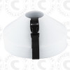 WHITE DISC CONES, PACK OF 25 WITH STRAP