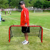 FOLDING ALUMINUM SOCCER GOAL, 6' x 12', PAIR