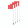 COLLEGIATE SPRING LOADED CORNER FLAGS, SET OF 4 COLLEGIATE SPRING LOADED CORNER FLAGS, SET OF 4
