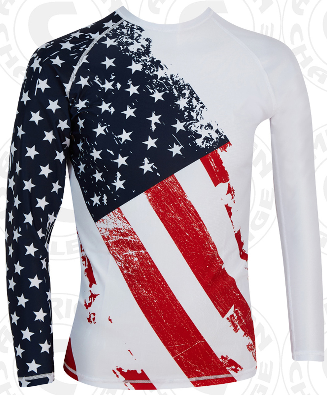PATRIOT LONG SLEEVE COMPRESSION SHIRT - American Challenge