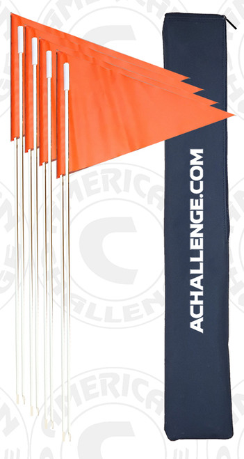 COLLAPSIBLE ECONOMY CORNER FLAGS, SET OF 4