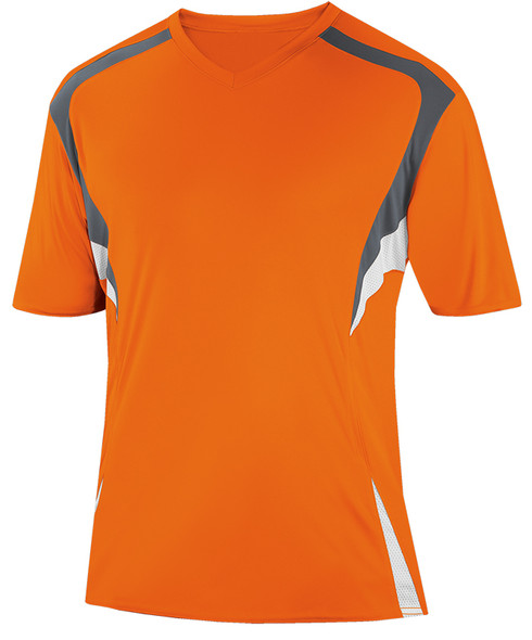 Delray Jersey, Orange/Charcoal-White