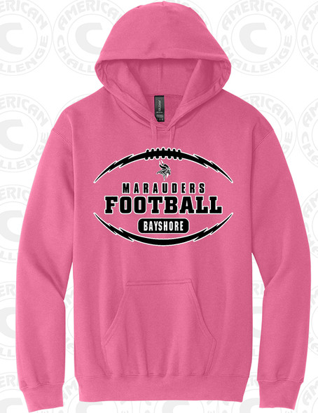 BAY SHORE PAL PINK HOODIE BAY SHORE PAL PINK HOODIE