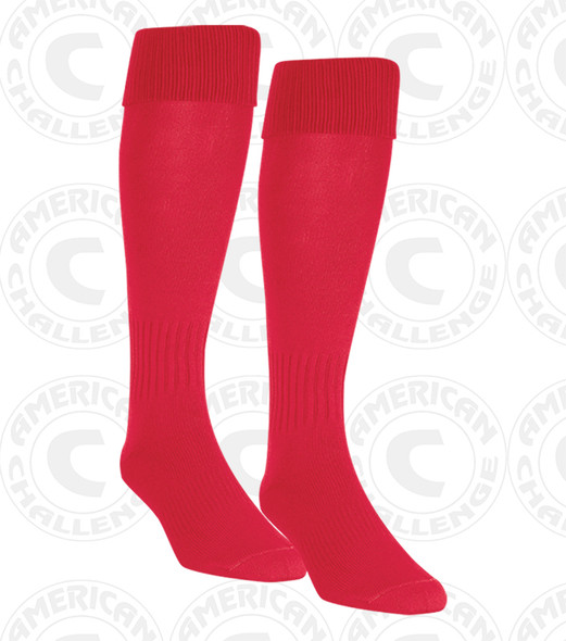 ALAMO HEIGHTS FSH - FIRE RED TRAVEL SOCKS