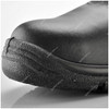Safetoe Lace-Up Safety Shoes, M-8025, Best Slip-On, S3 SRC, Genuine Leather, Size39, Black