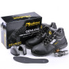 Safetoe High Ankle Shoes, M-8027, Best Boy, S3 SRC, Leather, Size38, Black