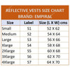 Empiral Safety Vest, E108073101, 3M Radiant, 100% Polyester, 3XL, Fluorescent Orange
