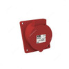 ABB Pin and Sleeve Connector, 432BRA6, 5 Pole, 32A, Red