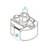 Kingtony Two Jaws Oil Filter Wrench, 9AE53115, 3/8 Inch Drive