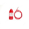 Cable Lockout, CL-FT-2MR, 5MM x 2 Mtrs, Red