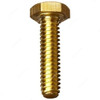 Brass Hex Bolt, DIN 933, M10 x 30MM, 100 Pcs/Pack