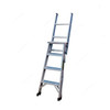 Unique Dual Purpose Ladder, USDPAL-04, Aluminium, 2 Sides, 4 Steps, 1.2 Mtrs, 150 Kg Unique Dual Purpose Ladder, USDPAL-04, Aluminium, 2 Sides, 4 Steps, 1.2 Mtrs, 150 Kg