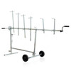 Rhinomotive Rotary Paint Panel Stand, R1102, 2250MM, Silver