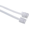 Hightech Telephone Patch Cord, Rj45, 1.5 Mtrs, White