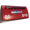 Floscher Fisher Plug, S10, Plastic, 10MM, Dark Grey, 5000 Pcs/Box