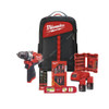 Milwaukee Cordless Tool Set, M12FPD-202BH, Fuel, 12V