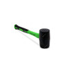 Perfect Tools Rubber Hammer, MC184-RUB8OZ, 8 Oz, Black/Green