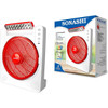 Sonashi Rechargeable Fan, SRF-612N, 12 Inch, 33W, White/Red