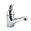 Geepas Single Lever Wash Basin Mixer, GSW61088, Brass, 0.8MPa, Silver