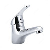 Geepas Single Lever Wash Basin Mixer, GSW61088, Brass, 0.8MPa, Silver