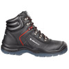 Albatros Gravitation Mid Ankle Safety Shoes, 631080, S3-SRC, Size44, Black/Red