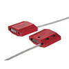 Steel Cable Seal, 1.8MM Dia x 300MM Length, Red, 100 Pcs/Pack