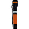 Olsenmark Rechargeable LED Flashlight With Night Glow, OMFL2658, 1900 mAh, Ni-CD, Black/Orange