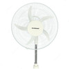 Olsenmark Rechargeable Stand Fan, OMF1784, 16 Inch, 5 Blade, White