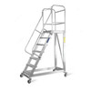 Topman Rolling Staircase, RSAL17, Aluminium, 16+1 Steps