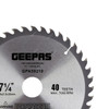 Geepas Professional Circular Saw Blade, GPA59210, 185x30MM, 40 Teeth